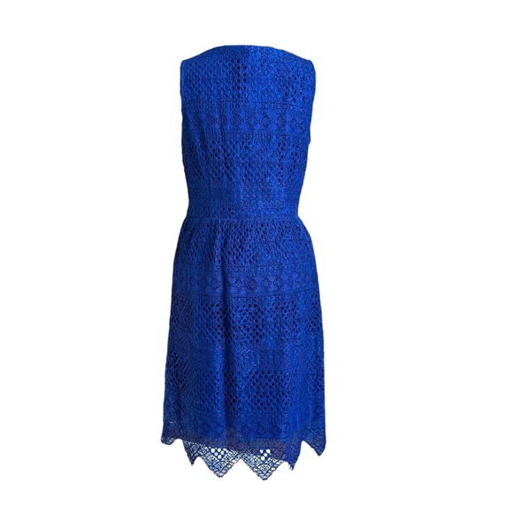 Banana Republic Cobalt Blue Lace Midi Dress - Picture 5 of 8
